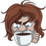 Coffee Addict Illustration